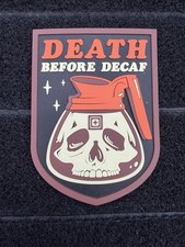5.11 Tactical Death Before Decaf Patch / No Longer Sold In Stores