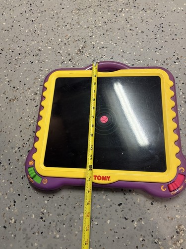 Vintage TOMY Gearation Magnetic Gear Board STEM Toy Board TESTED WORKS Purple - Picture 10 of 12