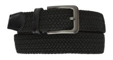 Marshal Wide Men's Elastic Stretch Belt metal Buckle Belt Casual Golf Belt