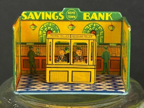 Marx Tin Home Town Savings Bank No. 189 - 1930's