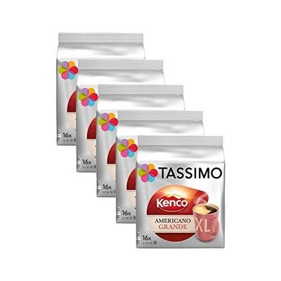 Tassimo Kenco Americano Grande (Pack Of 5) 16 T-Discs