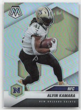 2021 Panini Mosaic #213 Alvin Kamara Prizm Silver