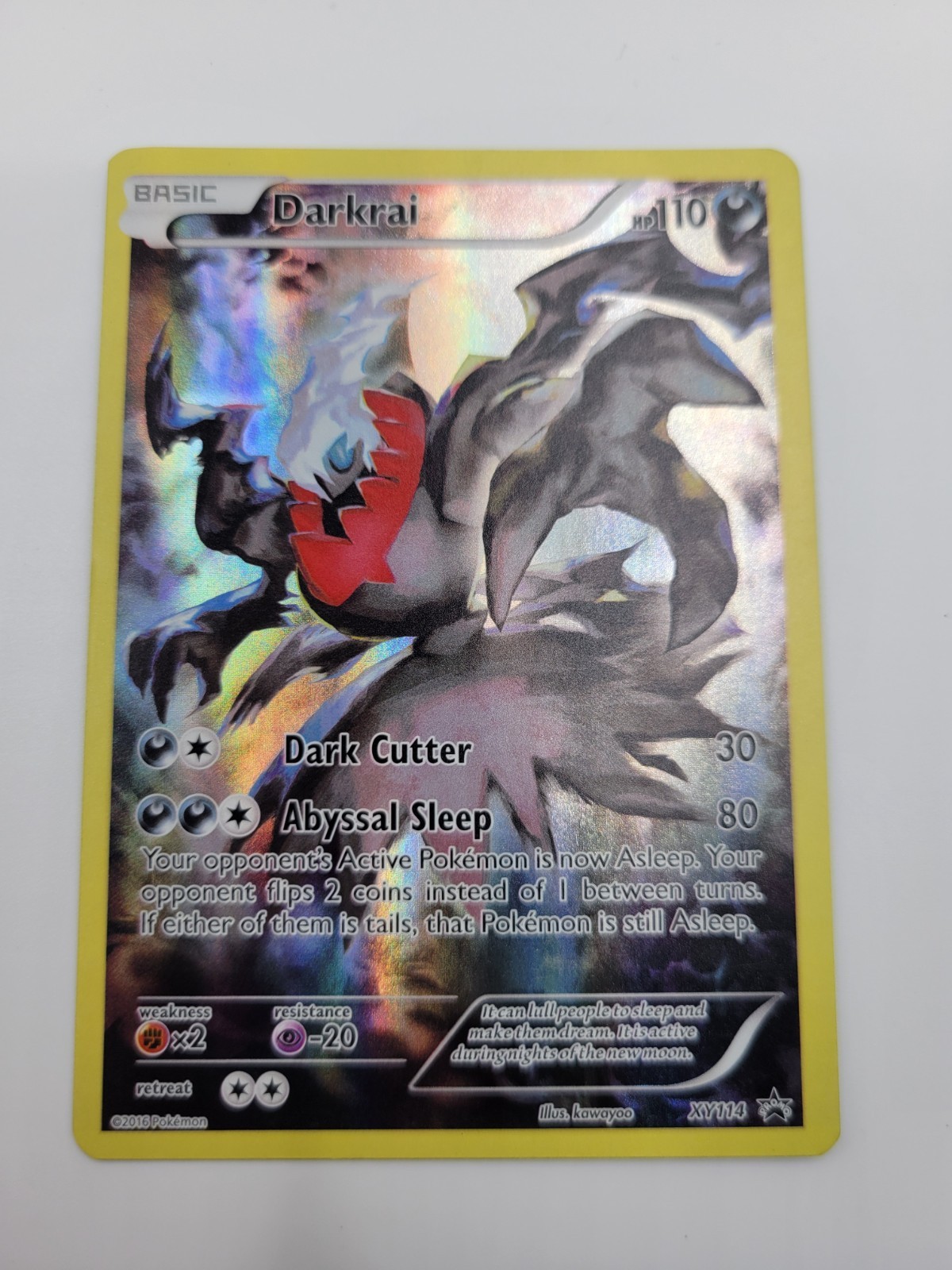 Darkrai 2016 XY Holo Black Star Promo #XY114 LP