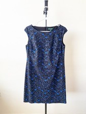 Lauren Ralph Blue Floral Dress Size 10P