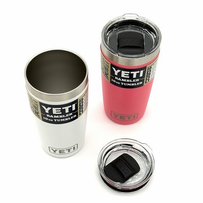 YETI Rambler 10 oz Tumbler Tropical Pink + White | Tiki Beach Duo