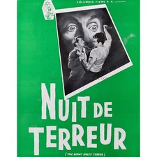 THE NIGHT HOLDS TERROR Herald/Trade Ad 2p - 10x12 in. - 1955 - Andrew L. Stone,