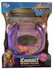 Hannah Montana iConnect MP3 iPod Zune Blackberry Speaker Alarm Clock Plug N Play