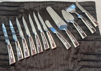 Regent SHEFFIELD Steak Knives and CHEESE Slicers and Servers Made in England