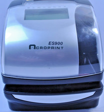 Acroprint ES900 Time Stamp Punch Card Recorde...