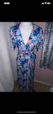 Size 12 Woman’s Multi Coloured Dress With Tie Belt. New With Tag. From Copperose