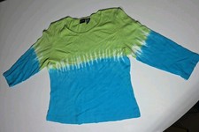 Vintage Y2K Xhileration Top Womens Jrs XL Fairy Festival Whimsy Grunge Tie Dye