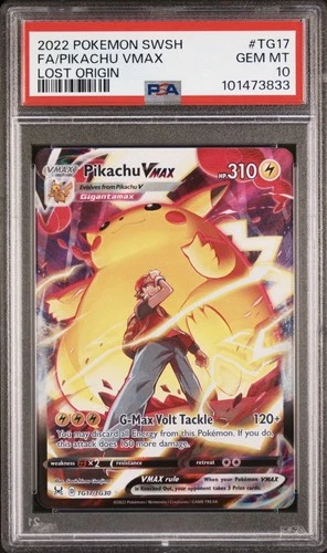New Listing2022 Pokemon SWSH11 #TG17 Pikachu VMAX  Lost Origin PSA 10