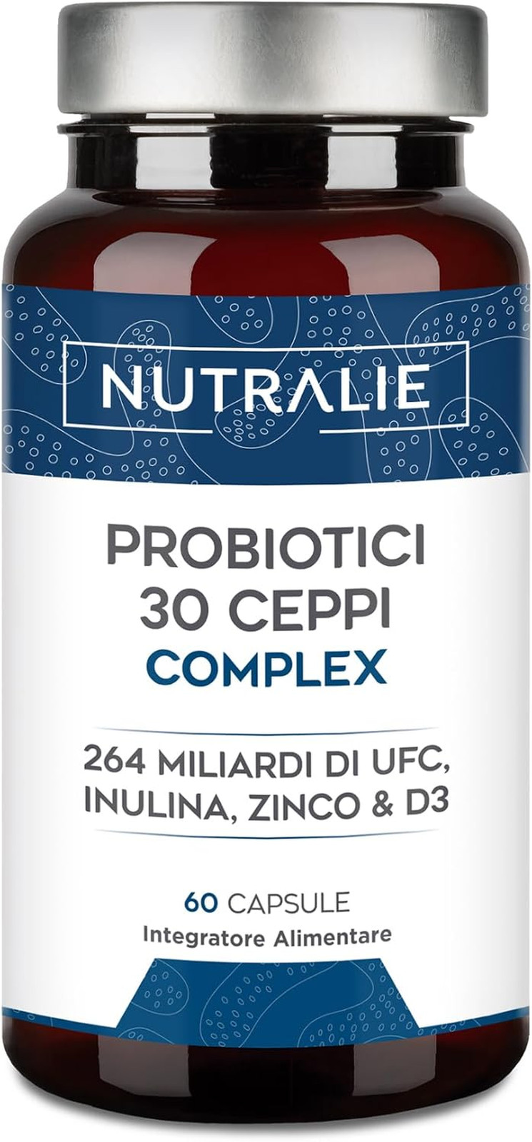 Fermenti Lattici 264 MLD UFC Nutralie - Probiotici Alta Potenza 30 Ceppi