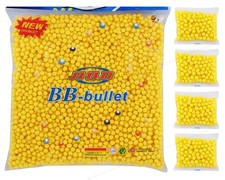 6mm Plastic BB Bullets, 1500 Pieces, Yellow for Toy Guns and Air Gun pack Of 1