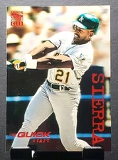 1994 Topps TSC #536 Ruben Sierra ATHLETICS Quick Start baseball card⚾️NM/MT
