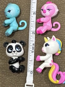 Lot 4 Rare Fingerlings Minis Drew Panda Gigi Unicorn Mara Melody Sloth Blind Bag