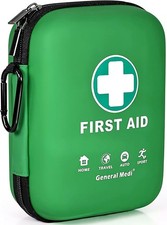 General Medi First Aid Kit - 170 Pieces Hard Case and Lightweight - Includes Ins