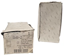 Hubbell (Lot of 2) Killark SWB-2 Electrical Box 22 Cu In Device Box Type 1 Gang