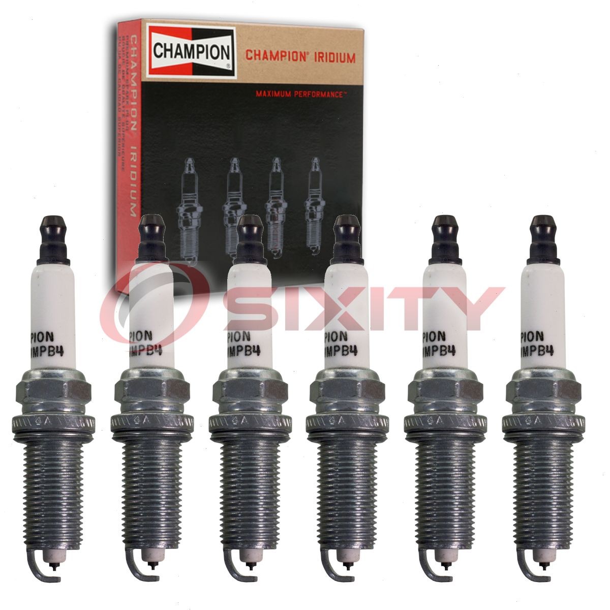 6 pc Champion Iridium Spark Plugs for 2014 Toyota FJ Cruiser 4.0L V6 jb