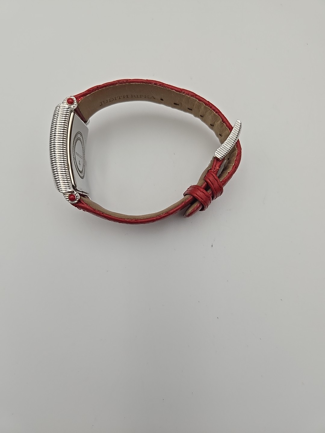 Judith Ripka Rectangular Stainless Steel Watch Re… - image 7