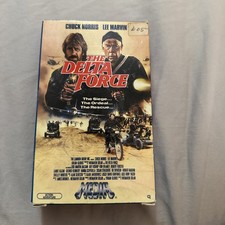 The Delta Force Classic Vintage Beta CHUCK NORRIS BETAMAX 1986 CULT ACTION