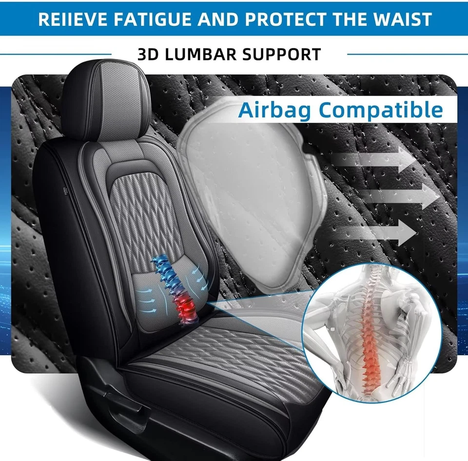 Car Seat Covers For Ford C-Max 2013-2018 Waterproof Seat Protector (2 Seat) Foto 4 de 4