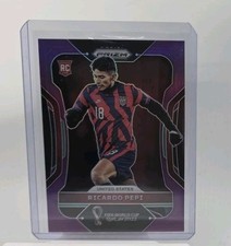 Ricardo Pepi 2022 Prizm FIFA World Cup Prizms Purple RC #205 120/199 USA