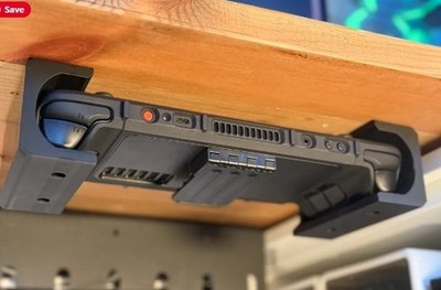 Steam Deck Under Desk Mount Holder
