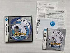 Pok mon SoulSilver Nintendo DS Case Manual Inserts Only Authentic NO GAME