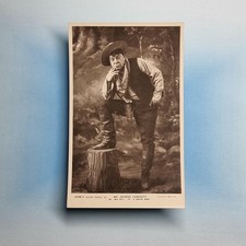 Tarjeta postal de actor de película muda C1908 foto real estadounidense George Fawcett