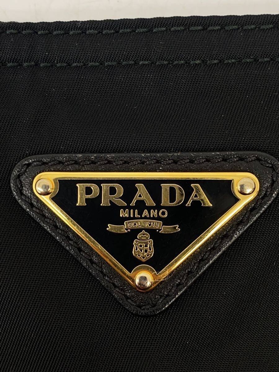 PRADA Tote Bag Polyester BLK Solid From Japan - image 3