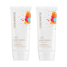 BORNTREE Berry Essence Sun Block SPF50 PA   50ml 1.69oz 2ea