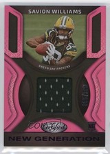 2025 Certified New Generation Jerseys Mirror Pink /299 Savion Williams r7o