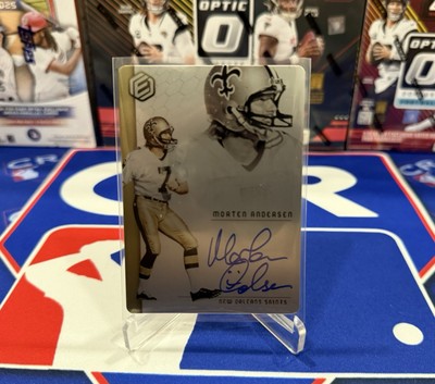 2018 Panini Elements Signatures Steel /199 Morten Andersen #SS-13 Auto HOF
