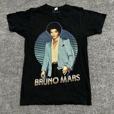 Bruno Mars T-Shirt Mens Size S Black Moonshine Jungle Tour 2013 Concert Graphic