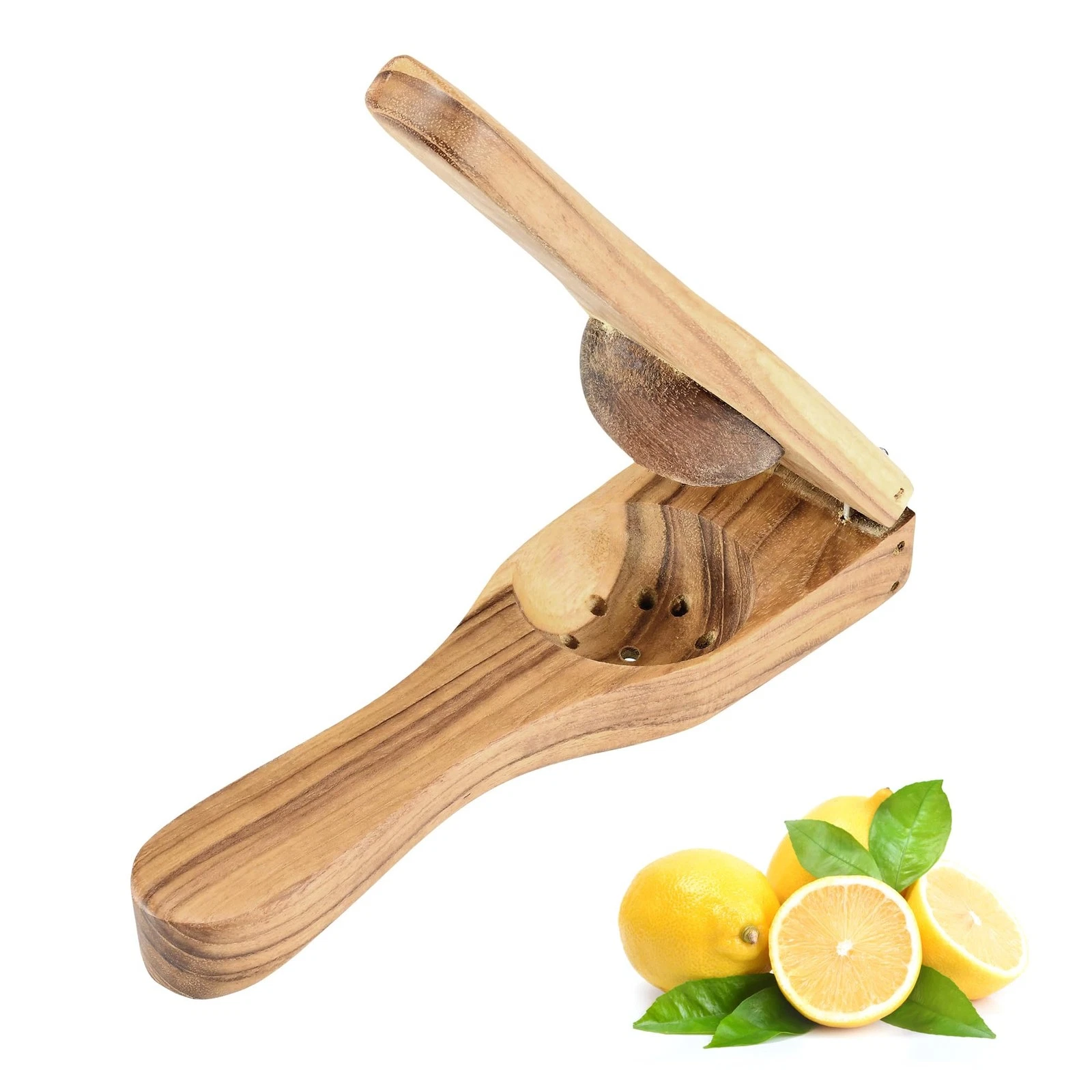 Handmade Teak Wood Manual Lime Lemon Hand Juicer Squeezer | Wooden Muddler | ...