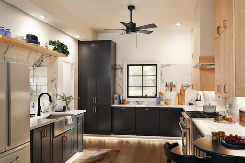 Kichler 330241 Lucian 42" 5 Blade Indoor Ceiling Fan - Black - Picture 4 of 12
