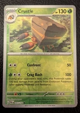 Crustle 007/182 Reverse Holo Common Paradox Rift Pokemon Pack Fresh Near Mint NM