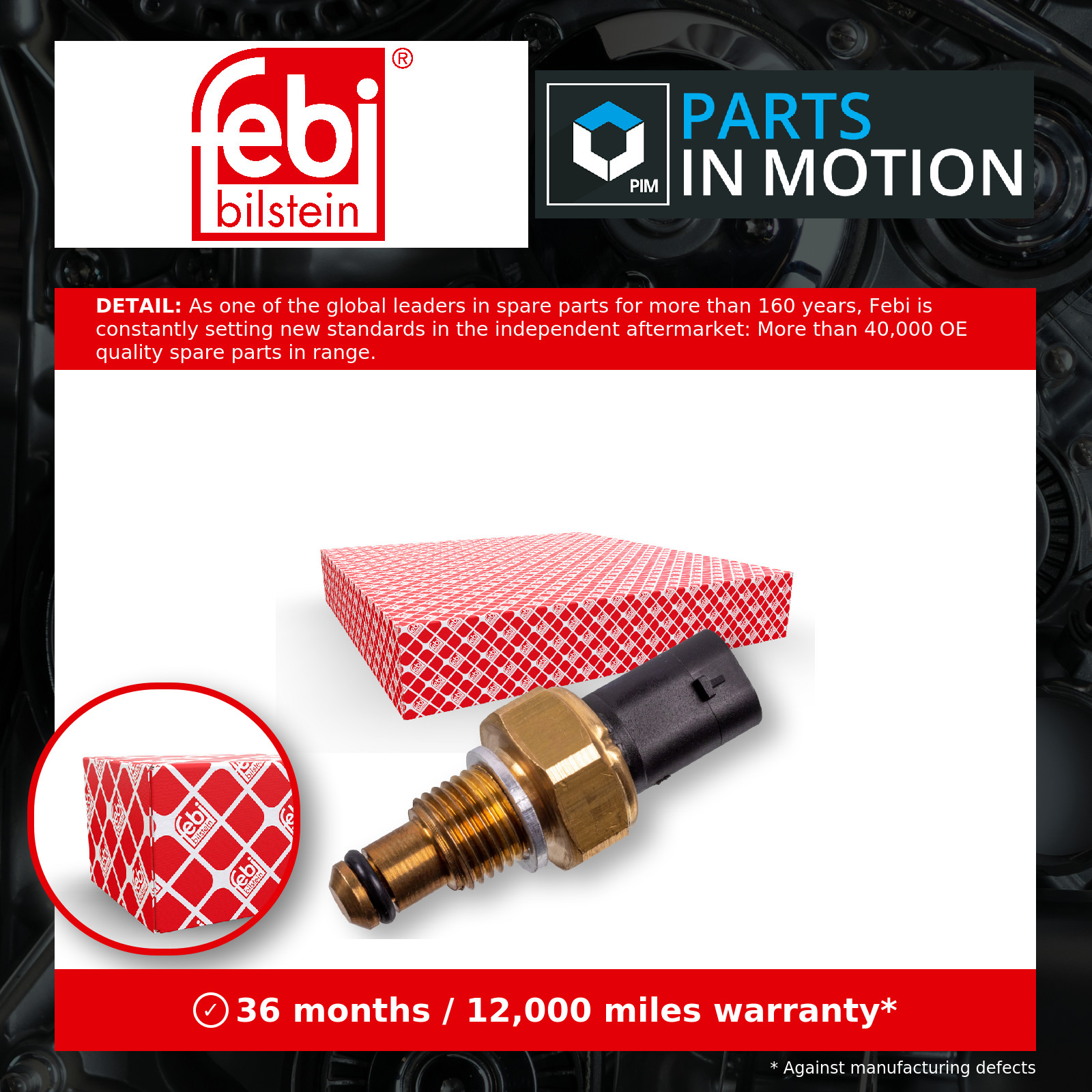 Fuel Temperature Sensor fits MERCEDES GLC220 C253 2.2D 16 to 19 OM651.921 Febi - Image 14