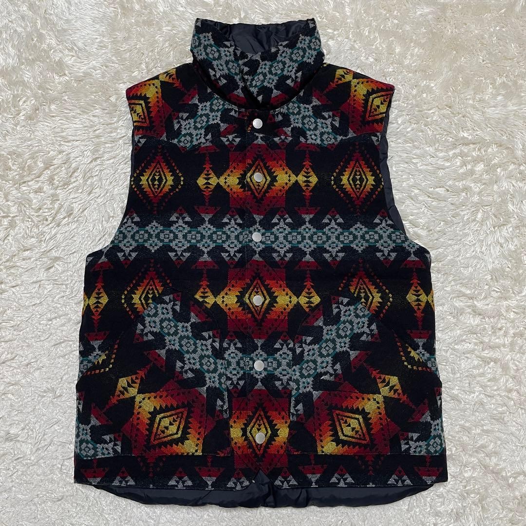 Pendleton Native American Pattern Down Vest Men’s… - image 1