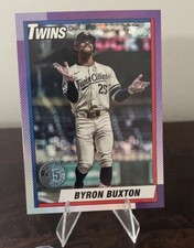Topps 2025 Update Series Byron Buxton Twins 35th Anniversary 1990 Insert U90-24