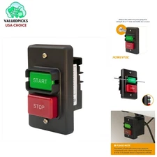 120/230V Dual Voltage On/Off Switch - 28A Safety Power Switch for Woodworking