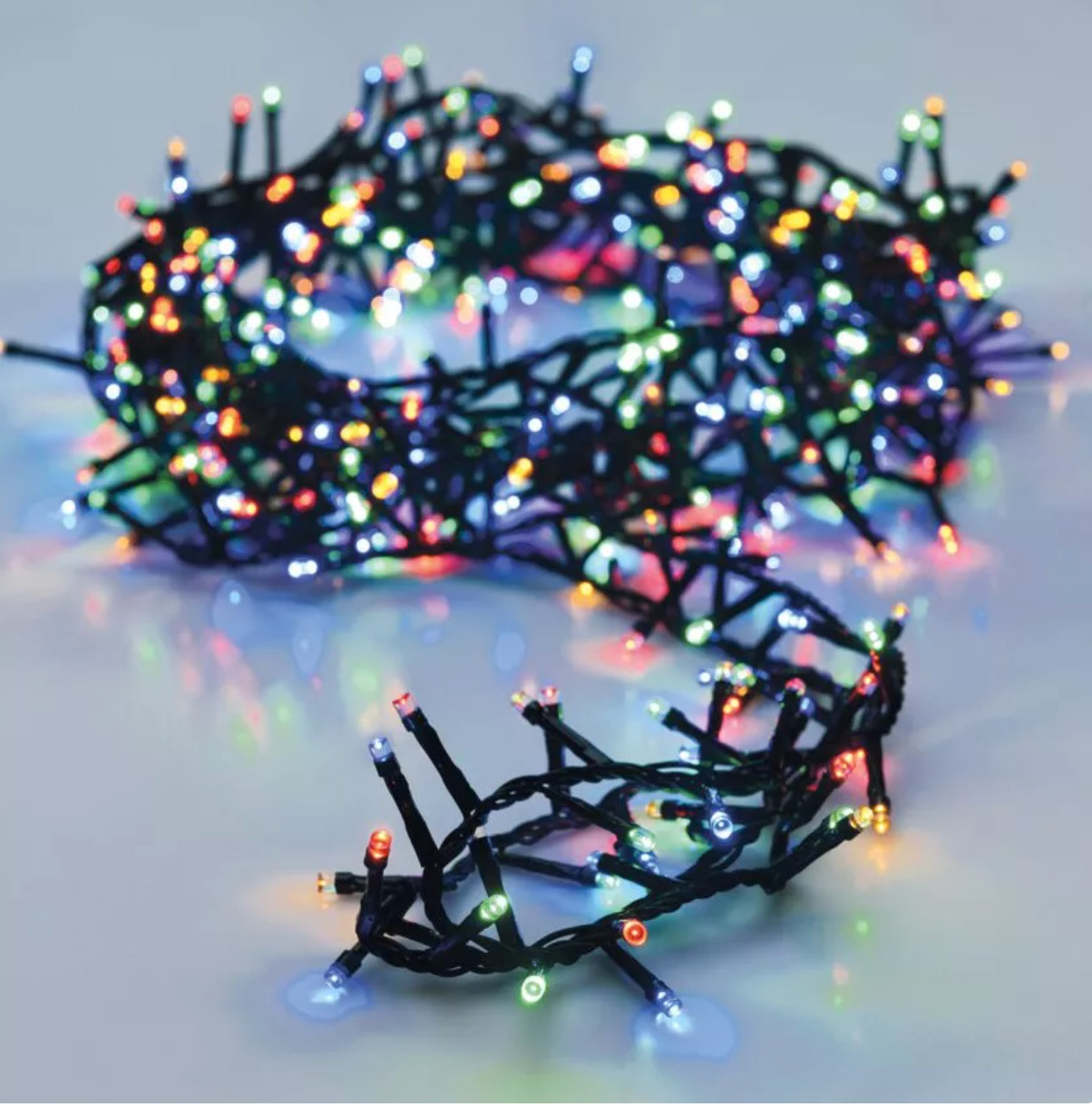 Guirlande lumineuse LED de Noël multicolore 30m pour l'extérieur et intérieur