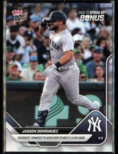 2025 Topps Now Road to Opening Day Bonus #ODB6 Jasson Dominguez New York Yankees