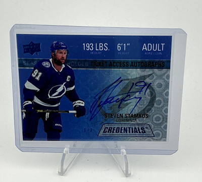 2024 Credentials 2021-22 Update Retro Ticket Access 4/4 Steven Stamkos Auto