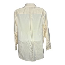 Mens Long Sleeve Dress Shirt XL, Yellow, By Jos A Bank, Size 17/12-34-35