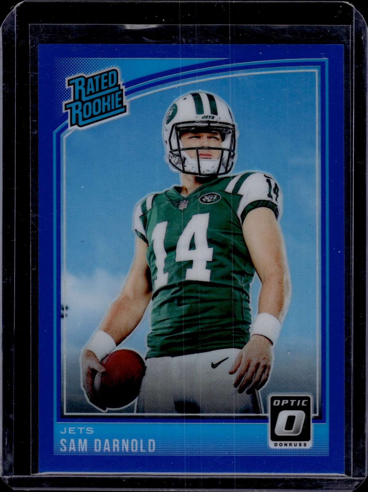 Sam Darnold 2018 Panini Donruss Optic Rated Rookie Blue Prizm /149 Seahawks