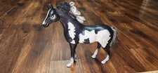 Vintage 1993 Kid Kore Toy Plastic Horse Black White