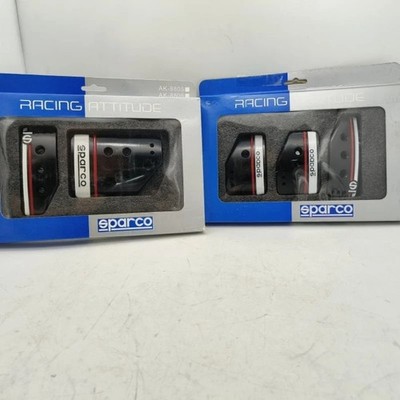 Sparco Racing Attitude 2 in 1 Pedal Set   Universal Sport Pedal Covers