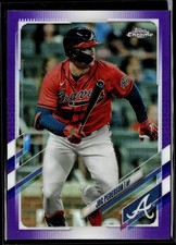 2021 Topps Chrome Update #USC94 Joc Pederson Purple Refractor